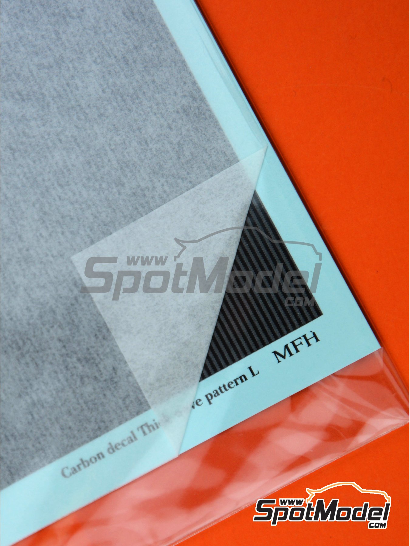 Hiroページ Model Factory Hiro P1139: Carbon fiber decal 1/12 scale - Carbon
